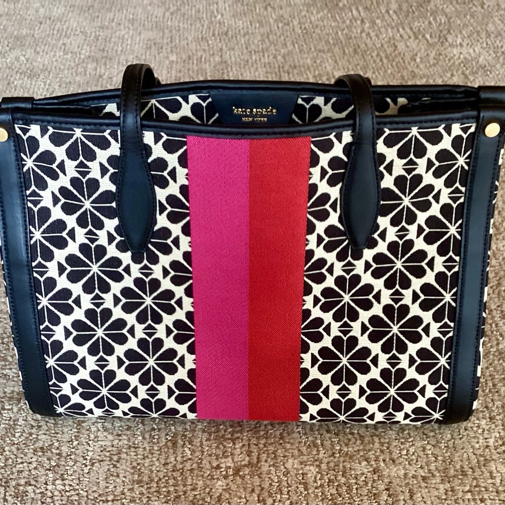 Kate Spade Flower Jacquard Medium Market Tote